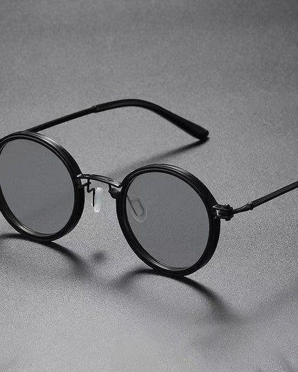 Men’s Round Punk Metal Shades - gaviara