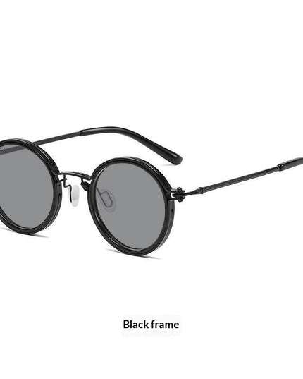 Men’s Round Punk Metal Shades - gaviara