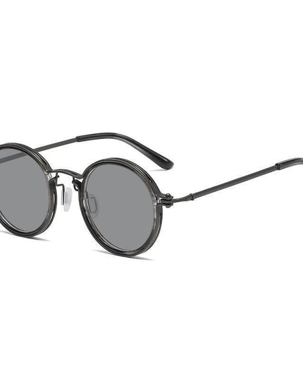 Men’s Round Punk Metal Shades - gaviara