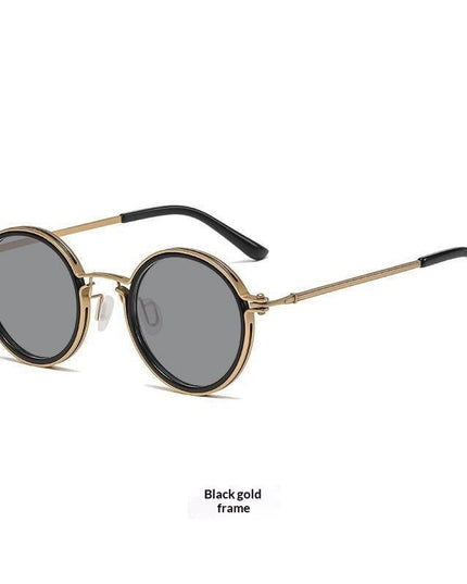 Men’s Round Punk Metal Shades - gaviara