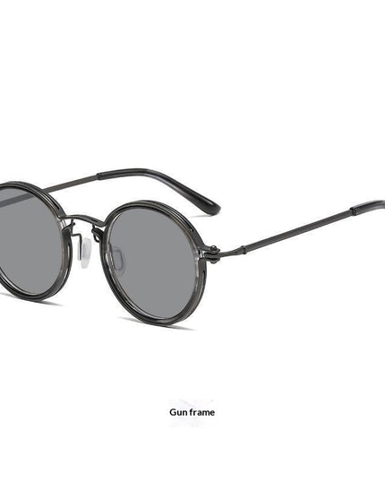 Men’s Round Punk Metal Shades - gaviara