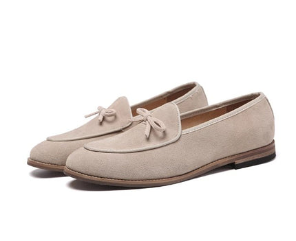 Men’s Suede Leather Loafers - gaviara