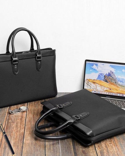 Office Handbag Portable Briefcase File Bag