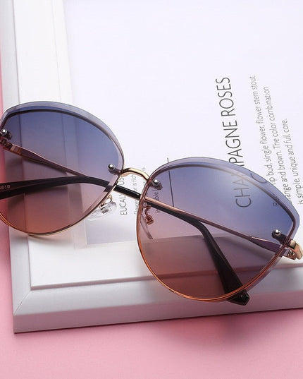 Oversized Gradient Retro Sunglasses - gaviara