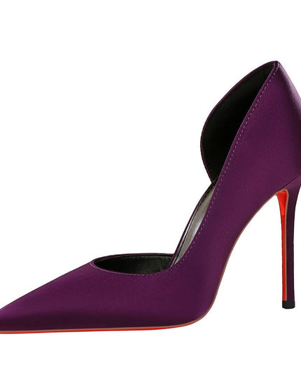 Pointed Toe Stiletto Heels - gaviara