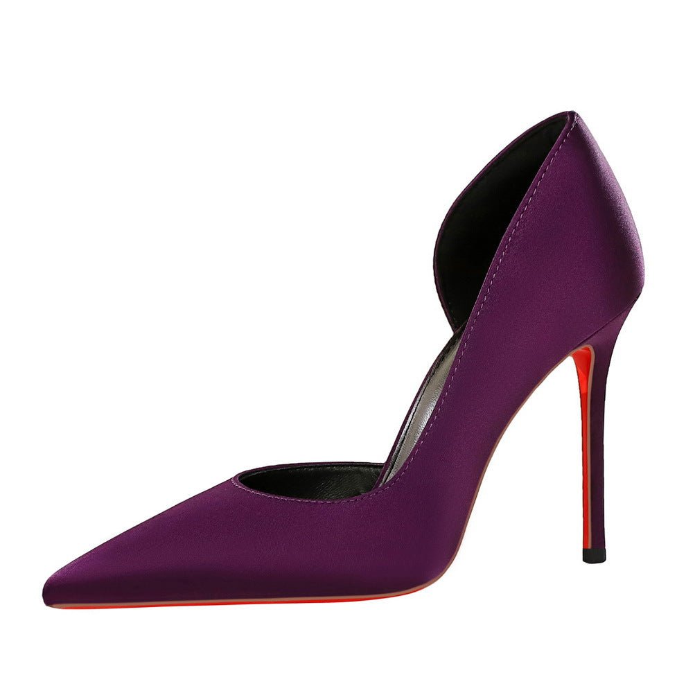 Pointed Toe Stiletto Heels - gaviara