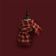 Light Snow Flower Red / 160x32cm