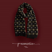 Small Snowflake Dark Green / 160x32cm