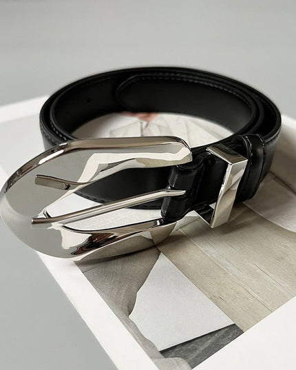 Retro Metal Buckle Women's Belt