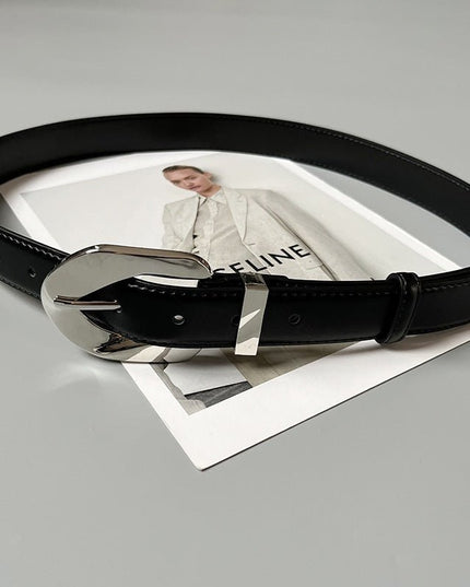 Retro Metal Buckle Women's Belt