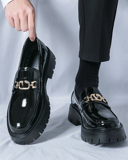 Rood Casual Leather Shoes - gaviara