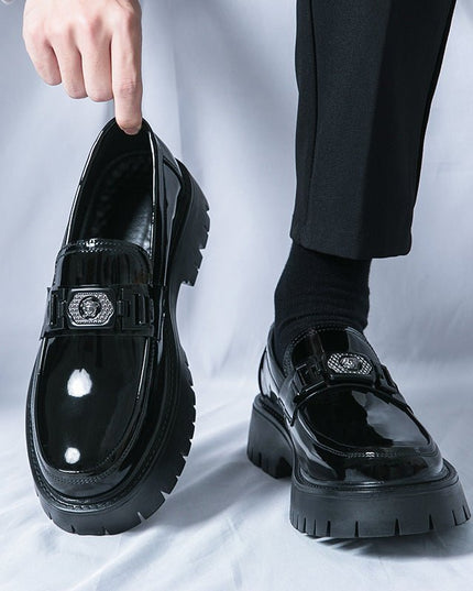 Rood Casual Leather Shoes - gaviara