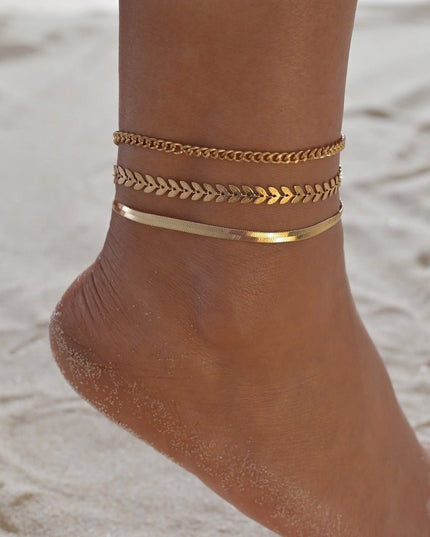 ROOD Retro Metal Anklets