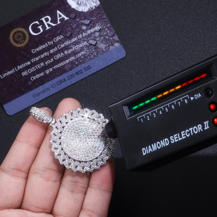 S925 Moissanite Necklace - gaviara