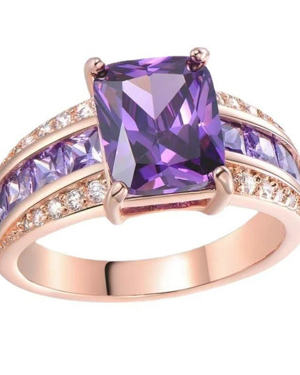 Simple Blue Fashion Ring