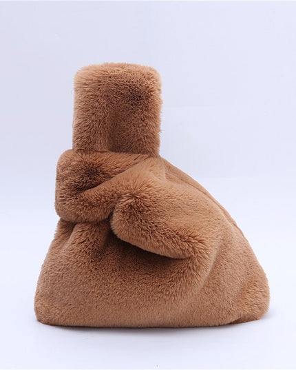 Soft Plush Winter handbag Bag - gaviara