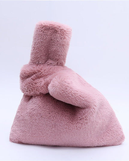 Soft Plush Winter handbag Bag - gaviara