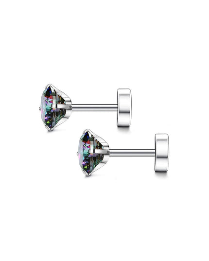 Steel Disc Earrings - gaviara