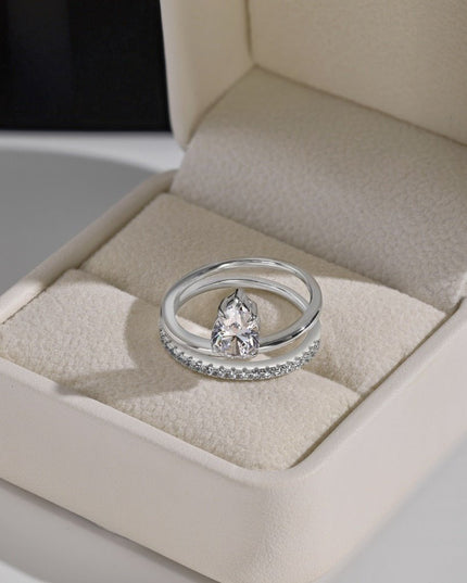 Sterling Silver Asymmetric  Ring