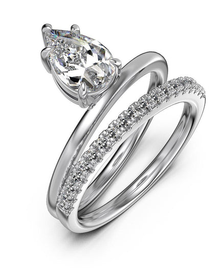 Sterling Silver Asymmetric  Ring