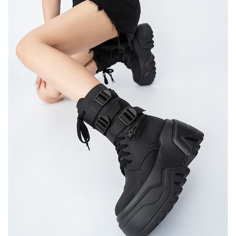 Super High Thick Sole 9cm Unisex Boots - gaviara