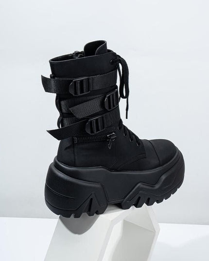 Super High Thick Sole 9cm Unisex Boots - gaviara