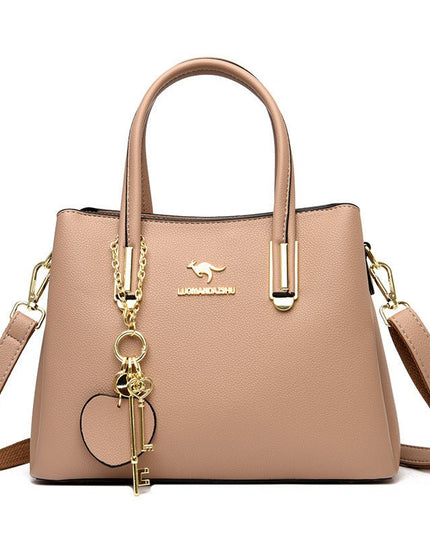 Versatile Lychee-Texture Women’s Tote - gaviara