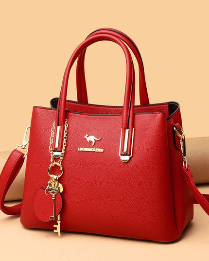 Versatile Lychee-Texture Women’s Tote - gaviara