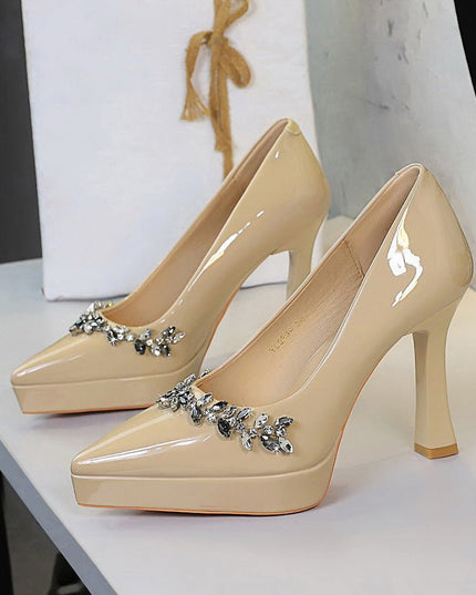 Women’s Patent Leather Heels - gaviara