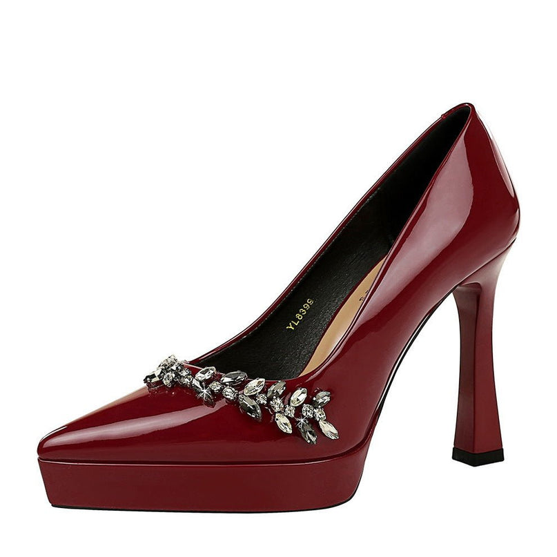 Women’s Patent Leather Heels - gaviara