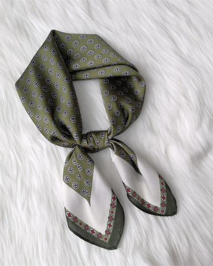 Women’s Satin-Feel Silk Scarf - gaviara